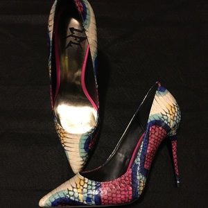 Multi Colored Heels